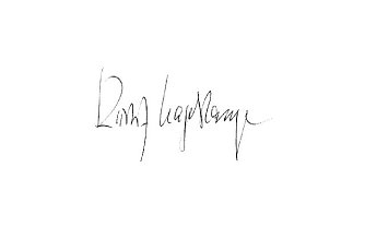 Die Signatur (Foto: privat)