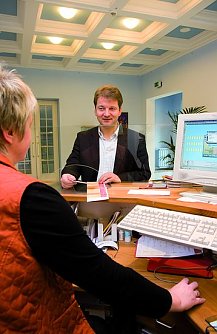 Tietje beim Vorverkauf (Foto: Graner)