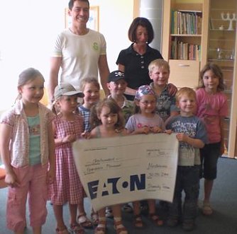 &Uuml;berraschung zum Kindertag (Foto: jsw)