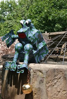 Der Frosch wartet (Foto: S. Spehr)