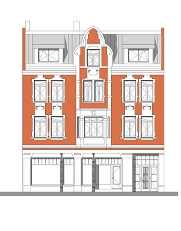 Die Sanierung des Geb&auml;udes Altendorf 41 ist Teil des Gesamtkonzepts (Foto: privat)