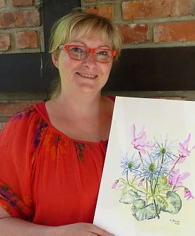 Blanke stellt aus (Foto: J. Piper)