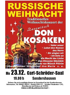 Russische Weihnacht (Foto: Stadt Sondershausen)