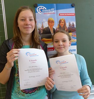 Anne Detering und Neele B&ouml;er teilten sich den ersten Platz (Foto: Gabriele Gorges)