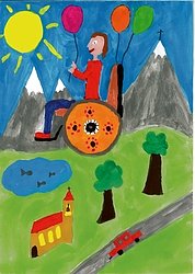 Kalender Kleine Galerie gemalt von Anna H&auml;ckel (Foto: Bundesverband Selbsthilfe K&ouml;rperbehinderter)