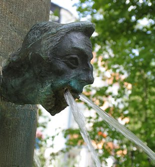 Der Rolandbrunnen in der Nordh&auml;user Baltzerstra&szlig;e (Foto: Ilona Bergmann)