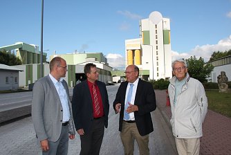 Landrat Matthias Jendricke war gestern zu Gast in Ellrich (Foto: Pressestelle Landratsamt Nordhausen)