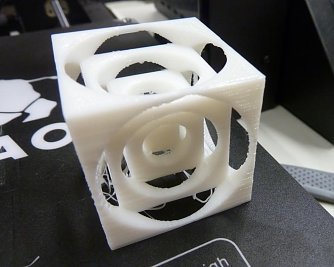 Der Turner�s Cube, unsere erste Fertigung (Foto: privat)