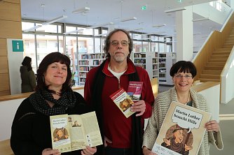 Erstmals gemeinsame Ferienfreizeit geplant: Astrid Lautenschl&auml;ger, J&uuml;rgen Rennebach und Hildegard Seidel (Foto: Angelo Glashagel)