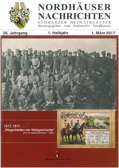 Das erste Ausgabe der Nordh&auml;user Nachrichten im Jahr 2017 ist jetzt erh&auml;tlich (Foto: Pressestelle Stadt Nordhausen)