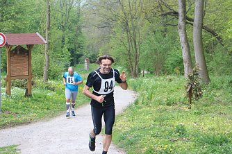 Gleich mehrfach musste der Berg im Park Hohenrode bezwungen werden (Foto: Angelo Glashagel)