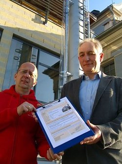 Pass f&uuml;r Baddel (Foto: nnz)