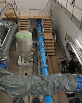 Blick in das neue Bediengeb&auml;ude (Foto: WVN/S. Schedwill)