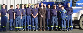 Blaue f&uuml;r den Einsatz und Spende (Foto: nnz)