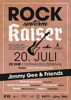 Jimmy Gee rockt am Kyffh&auml;userdenkmal (Foto: Stadtmarketing Bad Frankenhausen)