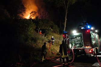 Brandhei&szlig;e Nacht (Foto: nnz)