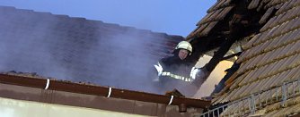 Wohnhaus brannte (Foto: nnz)