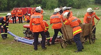 Feuerwehr einmal anders (Foto: nnz)