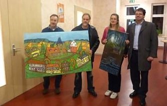 Kunst &uuml;bergeben (Foto: E. Kagelmacher)