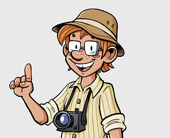 Der kleine Arch&auml;ologe Henry f&uuml;hrt Kinder anschaulich und leicht verst&auml;ndlich durch die Ausstellung  (Foto: HTV Steffen Gumpert)