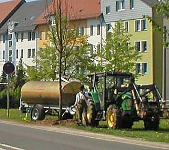 Na&szlig; f&uuml;rs Gr&uuml;n (Foto: psv)