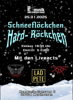 Mit "Schneefl&ouml;ckchen - Hard-R&ouml;ckchen" soll der Winterblues vertrieben werden (Foto: promusik)