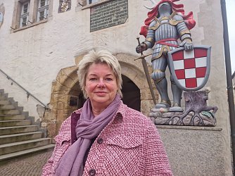 Neu im Amt, altbekannt in Bleicherode: die B&uuml;rgermeisterin der Landgemeinde, Franka Hitzing (Foto: agl)