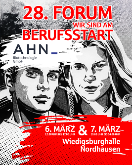 AHN Biotechnologie pr&auml;sentiert sich beim Forum Berufsstart. (Foto: AHN Biotechnologie)
