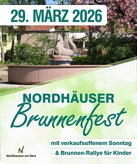 Plakat zum Brunnenfest (Foto: Stadtverwaltung Nordhausen)