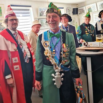 Das Sondersippchen fand in voller Schlaraffen-Montur statt (Foto: Wolfgang Reinhardt)