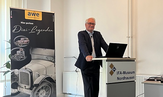 Matthias Doht am IFA Museum Nordhausen (Foto: IFA Museum Nordhausen)