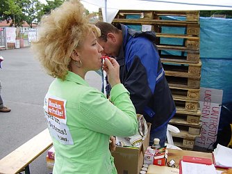 Gepfiffen (Foto: Linke)