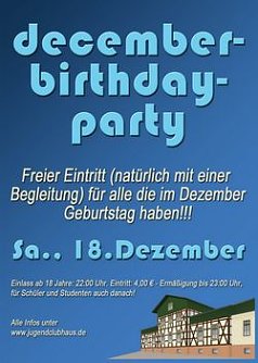 Plakat (Foto: Jugendclubhaus)