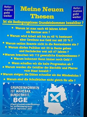 Bild: Zehn Thesen zum Grundeinkommen.