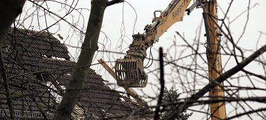 Bild: Der Abriss hat begonnen