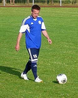 Bild: Hauswald beim Testspiel gegen Sangerhausen