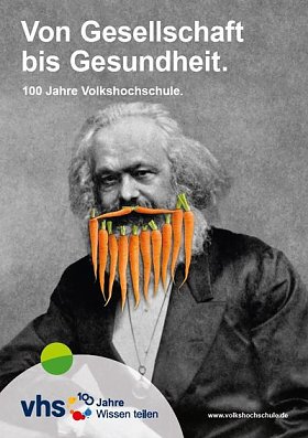 Bild: Plakatkampagne der VOlkshochschulen