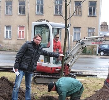 Baum gepflanzt (Foto: A. Axt)