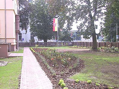 Gr&uuml;nanlage gestaltet (Foto: nnz)