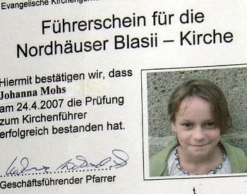 Kirchenf&uuml;hrer-Schein (Foto: privat)
