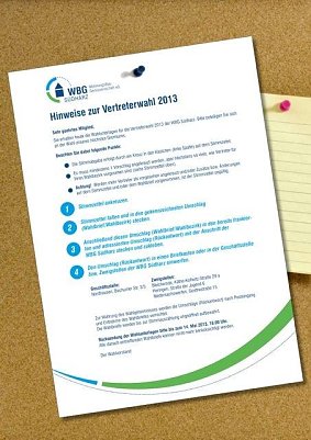 Hinweise f&uuml;r die Mitglieder (Foto: WBG)