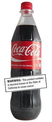 Coca-Cola &uuml;berschreitet den 4-MEI-Grenzwert der kalifornischen Gesundheitsbeh&ouml;rde um das Sechsfache, wie die Laboranalyse von &Ouml;KO-TEST zeigt.  (Foto: &Ouml;ko Test GmbH)