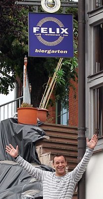 Andreas Rink vor dem "Felix" (Foto: nnz)
