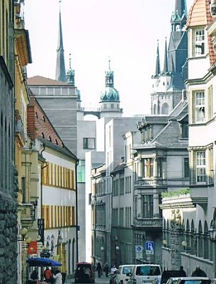 Rathausstra&szlig;e Halle (Foto: Archiv Kneffel)