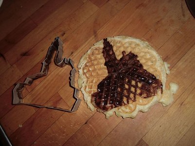 Eine leckere "Special Edition" seiner Waffeln hat der KILA vorbereitet (Foto: Frank Tuschy)