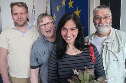 Anett Theuerkauf &uuml;bernimmt die Rolle der Brockenhexe und wird zusammen mit der Rolandgruppe auf dem 47. Nordh&auml;user Rolandsfest auf der B&uuml;hne stehen (Foto: Angelo Glashagel)