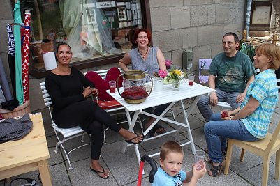 Entspannte Atmosph&auml;re in der Nordh&auml;user Altstadt (Foto: Angelo Glashagel)