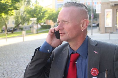 Heiko Thiele - "seri&ouml;se Politik ist mit uns nicht zu machen" (Foto: Angelo Glashagel)