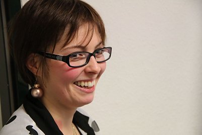 Claudia Ehrhardt &uuml;bernimmt die medienp&auml;dagogische Arbeit bei "Radio ENNO" (Foto: Angelo Glashagel)