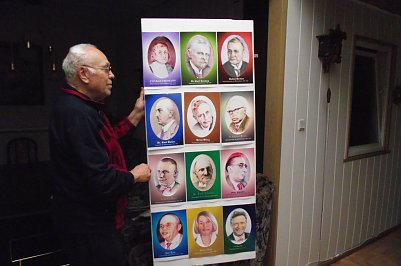 Viele gekr&ouml;nte H&auml;upter der Stadt, die einst Nordhausen regierten, hat Klaus Pfand verewigt (Foto: Klaus Pfand)